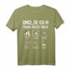 Katzen Dinge die ich in meiner Freizeit mache Katze Damen T-Shirt - Süßes Geschenk für Katzenliebhaberinnen, Mütter & Kinder