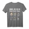 Katzen Dinge die ich in meiner Freizeit mache Katze Damen T-Shirt - Süßes Geschenk für Katzenliebhaberinnen, Mütter & Kinder