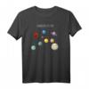 Sonnensystem T-Shirt mit Planeten, Sternen und Kometen - Perfekt für Kinder, Astronomie-Fans und Weltraumbegeisterte