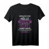 Wenn ich in die Hölle komme flüstert der Teufel Herrin T-Shirt – Lustiges Geschenk für Mütter, Ehefrauen & Frauen mit Humor zum Muttertag, Geburtstag oder Weihnachten