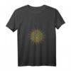 Damen Blume des Lebens Chakra Sacred Geometry T-Shirt mit V-Ausschnitt - Spirituelles Geschenk für Meditation, Yoga & Esoterik