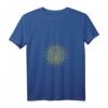 Damen Blume des Lebens Chakra Sacred Geometry T-Shirt mit V-Ausschnitt - Spirituelles Geschenk für Meditation, Yoga & Esoterik