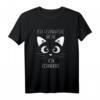 Schlafshirt - Ich schnarche nicht, ich schnurre – Lustiges Katzen T-Shirt für Katzenliebhaber, Freunde & Familie, perfekt für Weihnachten & Geburtstag