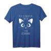 Schlafshirt - Ich schnarche nicht, ich schnurre – Lustiges Katzen T-Shirt für Katzenliebhaber, Freunde & Familie, perfekt für Weihnachten & Geburtstag