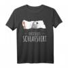 Offizielles Graupapagei Schlafshirt – Lustiges Vogel-Liebhaber Schlafshirt für Morgenmuffel, Langschläfer & Bettliebhaber