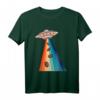 Alien Ufo Kaffeebohnen Barista Kaffee Kaffeeliebhaber Retro T-Shirt – Lustiges Kaffee Motiv für Kaffeefans & Baristas, ideales Geschenk für Kaffeejunkies