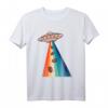 Alien Ufo Kaffeebohnen Barista Kaffee Kaffeeliebhaber Retro T-Shirt – Lustiges Kaffee Motiv für Kaffeefans & Baristas, ideales Geschenk für Kaffeejunkies