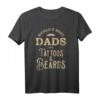 Vater Tattoo Bärte T-Shirt – Perfektes Geschenk für trendige Väter zum Vatertag & Geburtstag