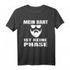 Herren Mein Bart ist keine Phase T-Shirt – Lustiges Bartträger Shirt für Bartliebhaber, Vollbart & Schnauzer, ideales Geschenk für Männer mit Bart