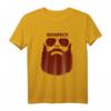 Herren Lustiges Bart Spruch T-Shirt - Respect the Beard Geschenk für Papas, Väter, Friseure & Bartliebhaber