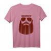Herren Lustiges Bart Spruch T-Shirt - Respect the Beard Geschenk für Papas, Väter, Friseure & Bartliebhaber