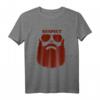 Herren Lustiges Bart Spruch T-Shirt - Respect the Beard Geschenk für Papas, Väter, Friseure & Bartliebhaber