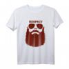 Herren Lustiges Bart Spruch T-Shirt - Respect the Beard Geschenk für Papas, Väter, Friseure & Bartliebhaber