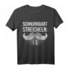 Herren Schnurrbart Streicheln Lustiges T-Shirt für Bart-Träger – Perfektes Geschenk für Männer mit Bart und Bartpflege-Enthusiasten