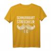 Herren Schnurrbart Streicheln Lustiges T-Shirt für Bart-Träger – Perfektes Geschenk für Männer mit Bart und Bartpflege-Enthusiasten