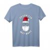 Herren HapOwl Weihnachts T-Shirt – Lustiges Bart Druck Outfit für Weihnachten, Partnerlook & Eyecatcher für Männer