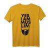 Yes I Am Muslim Bart T-Shirt - Tolle Geschenkidee für muslimische Brüder, Freunde und Familie