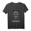 Unrasierbar Geschenk Mann Bart lustig Beard Skull Totenkopf T-Shirt – Originelles Geschenk für Bartträger, Biker und Barber