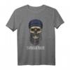 Unrasierbar Geschenk Mann Bart lustig Beard Skull Totenkopf T-Shirt – Originelles Geschenk für Bartträger, Biker und Barber