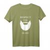 Respect The Beard Bart T-Shirt – Cooles Design, perfektes Geschenk für Bartliebhaber
