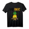 Lustiges Ananas Dad Papa T-Shirt mit Pflanze und Bart - Perfektes Geschenk zum Vatertag und Geburtstag für Männer