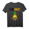 Lustiges Ananas Dad Papa T-Shirt mit Pflanze und Bart - Perfektes Geschenk zum Vatertag und Geburtstag für Männer