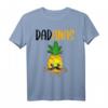 Lustiges Ananas Dad Papa T-Shirt mit Pflanze und Bart - Perfektes Geschenk zum Vatertag und Geburtstag für Männer