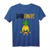 Lustiges Ananas Dad Papa T-Shirt mit Pflanze und Bart - Perfektes Geschenk zum Vatertag und Geburtstag für Männer
