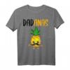 Lustiges Ananas Dad Papa T-Shirt mit Pflanze und Bart - Perfektes Geschenk zum Vatertag und Geburtstag für Männer