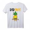 Lustiges Ananas Dad Papa T-Shirt mit Pflanze und Bart - Perfektes Geschenk zum Vatertag und Geburtstag für Männer