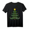 Herren Bart Schnurbart Tannenbaum Weihnachten 2020 Geschenk - Lustiges Xmas T-Shirt für Weihnachtsliebhaber & Familienmitglieder