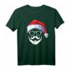Lustiges Weihnachtsmann T-Shirt mit Hut, Sonnenbrille und Bart – Perfekt für Weihnachtsfeiern, Familie & Freunde