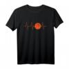 Basketball Herzschlag BBall Geschenk T-Shirt – Perfekt als Überraschung für Fans, Freunde, Brüder und Väter