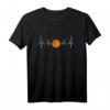 Basketball Herzschlag Basketballer Herzfrequenz T-Shirt – Perfektes Geschenk für Basketballspieler & Fans