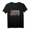 Essen - Schlafen - Hochklettern - Wiederholen T-Shirt – Perfektes Geschenk für Baumpfleger, Kletterer und Naturfreunde