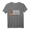 Essen - Schlafen - Hochklettern - Wiederholen T-Shirt – Perfektes Geschenk für Baumpfleger, Kletterer und Naturfreunde