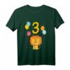 Kinder 3. Geburtstag Löwe T-Shirt - Niedliches Dschungel Motiv für Jungen und Mädchen, perfektes Geschenk für den großen Tag
