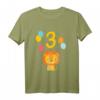 Kinder 3. Geburtstag Löwe T-Shirt - Niedliches Dschungel Motiv für Jungen und Mädchen, perfektes Geschenk für den großen Tag