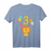 Kinder 3. Geburtstag Löwe T-Shirt - Niedliches Dschungel Motiv für Jungen und Mädchen, perfektes Geschenk für den großen Tag