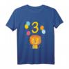 Kinder 3. Geburtstag Löwe T-Shirt - Niedliches Dschungel Motiv für Jungen und Mädchen, perfektes Geschenk für den großen Tag