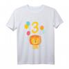 Kinder 3. Geburtstag Löwe T-Shirt - Niedliches Dschungel Motiv für Jungen und Mädchen, perfektes Geschenk für den großen Tag