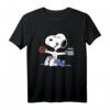 Erdnüsse - Donut Coffee Snoopy T-Shirt – Offizielles Lizenzprodukt für Fans von Cartoon, Kaffee & Donuts