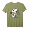 Erdnüsse - Donut Coffee Snoopy T-Shirt – Offizielles Lizenzprodukt für Fans von Cartoon, Kaffee & Donuts