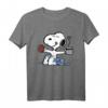 Erdnüsse - Donut Coffee Snoopy T-Shirt – Offizielles Lizenzprodukt für Fans von Cartoon, Kaffee & Donuts