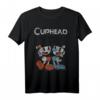 Cuphead & Mugman Don't Deal With The Devil Graphic T-Shirt - Offizielles Gaming Merch für Fans