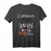 Cuphead & Mugman Don't Deal With The Devil Graphic T-Shirt - Offizielles Gaming Merch für Fans