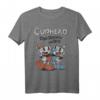 Cuphead & Mugman Don't Deal With The Devil Graphic T-Shirt - Offizielles Gaming Merch für Fans