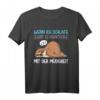 Ich Schlafe Faultier Schlafen - Lustiges Schlafanzug T-Shirt für Langschläfer und Faultier-Fans, perfektes Geschenk für Entspannung und Humor
