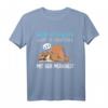 Ich Schlafe Faultier Schlafen - Lustiges Schlafanzug T-Shirt für Langschläfer und Faultier-Fans, perfektes Geschenk für Entspannung und Humor