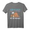 Ich Schlafe Faultier Schlafen - Lustiges Schlafanzug T-Shirt für Langschläfer und Faultier-Fans, perfektes Geschenk für Entspannung und Humor